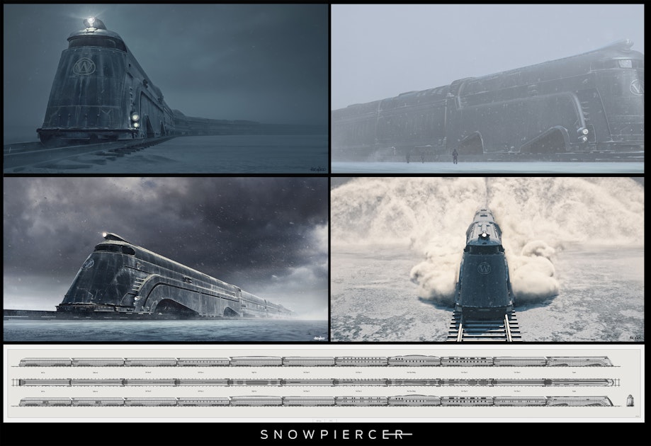 Train Design for Snowpiercer by Alex Nice Zerply