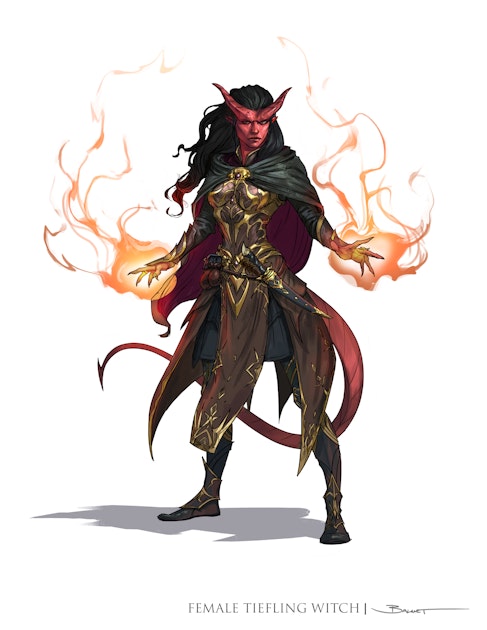 Тифлинг ДНД 5 маг