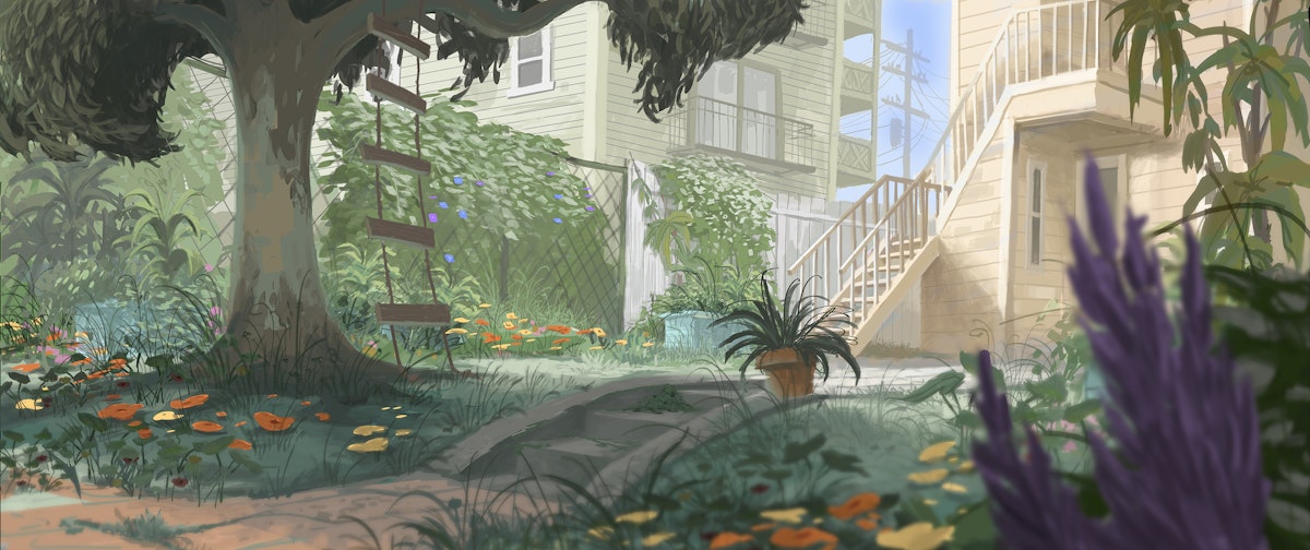 Inside Out Riley's Backyard by John Nevarez Zerply