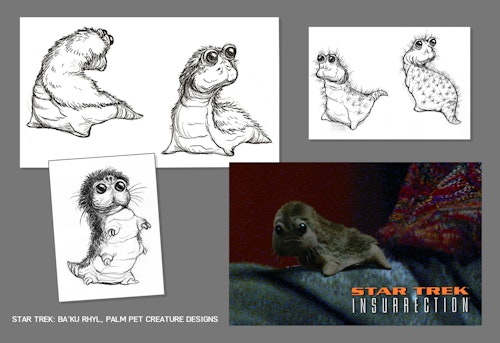 Star Trek Insurrection Ba Ku Rhyl Creature By Shaun Cusick Character Modeler Zerply