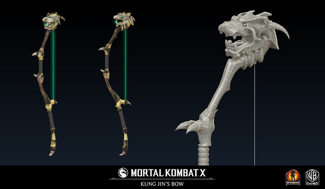 Mortal Kombat X Kung Jin S Bow By Ryan Sanderson Environment Artist Zerply